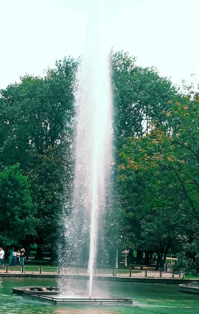istock Fontaine in the park 1338145592