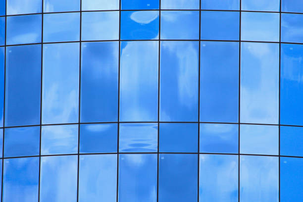 istock Glass facade of a typical high-rise building 1338149104