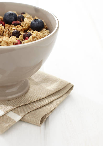 istock Bowl of granola and blueberries 133815146