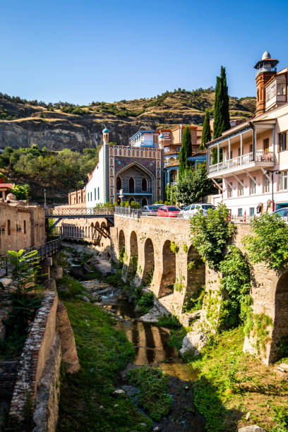 istock Famous historical sulfur baths georgian spa district in Tbilisi 1338159471