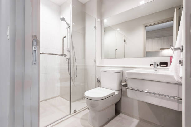 istock clean white and minimal bathroom 1338181650
