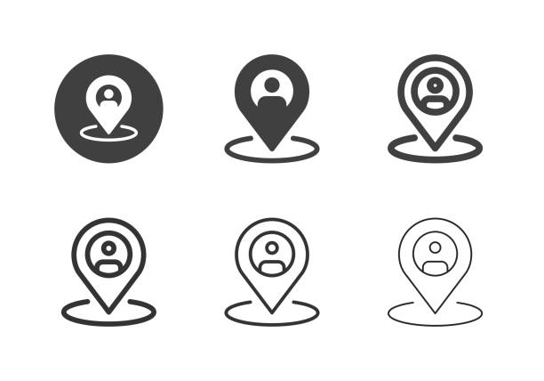 People Tracking Icons - Multi Series People Tracking Icons Multi Series Vector EPS File. human interest stock illustrations