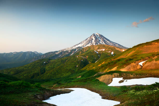 istock Vilyuchinsky volcano in Kamchatka peninsula, Russia. 1338198394