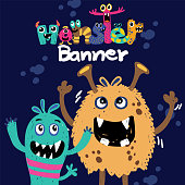 istock banner monster alien cute colorful happy smile vector illustration design character 14 1338201996
