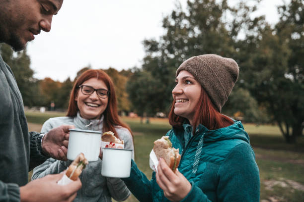 istock Hiking Coffee break in mountain 1338203692
