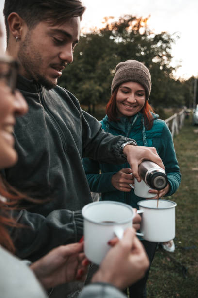 istock Hiking Coffee break in mountain 1338203728