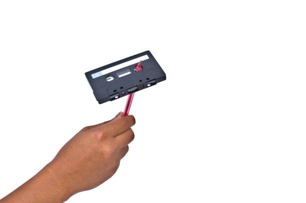 istock Rewind a cassette tape with a pen 1338206191