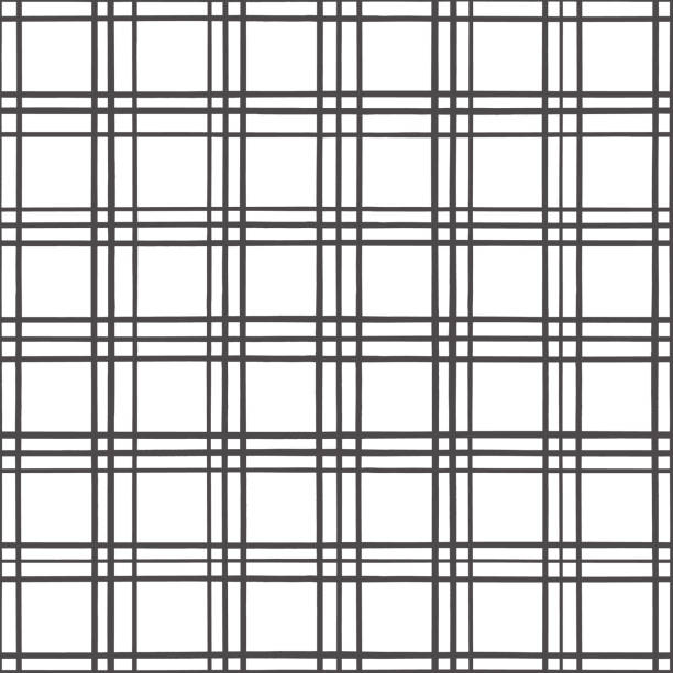 Check pattern background. Textured vector seamless repeat, geometric plaid checked design element in black and white. Check pattern background. Textured vector seamless repeat, geometric plaid checked design element. Black and white resource. tartan stock illustrations