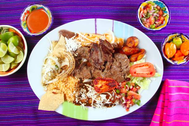 istock Arrachera beef flank steak Mexican dish chili 1338209295
