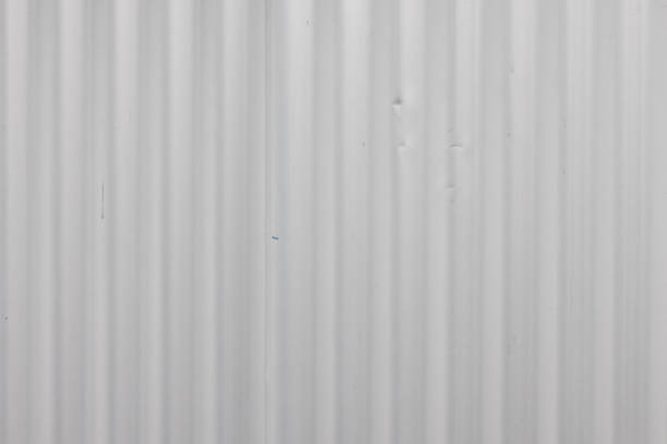 Corrugated iron fence detail