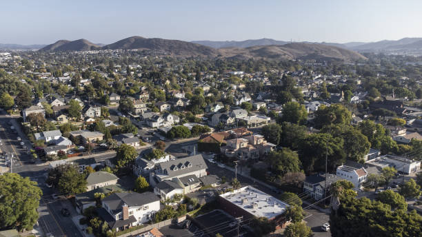 istock Aerial View Small Town 1338213958
