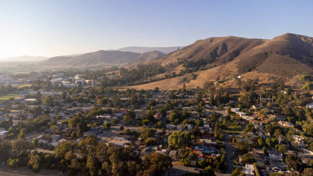 istock Aerial View Small Town 1338213981