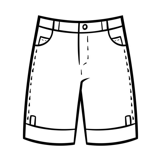 3,179 Short Pants Illustrations & Clip Art - iStock | Man short pants, Short  pants kid, Man with short pants