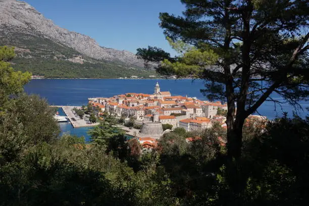 Photo of View onto the old town of Korcula