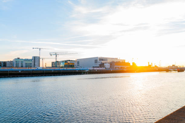 istock Dockside construction across Grand Canal Dublin Ireland 1338237916