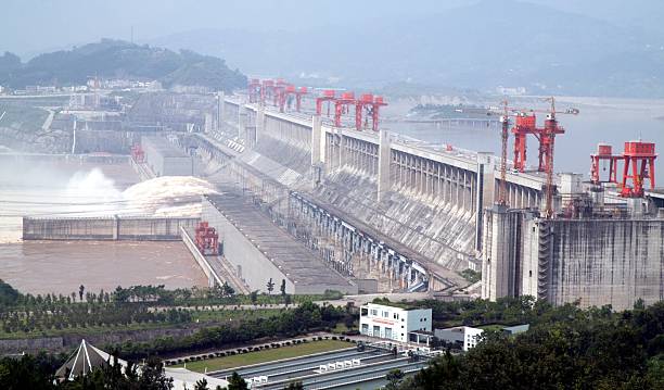 barrage des trois-gorges - hubei province photos et images de collection