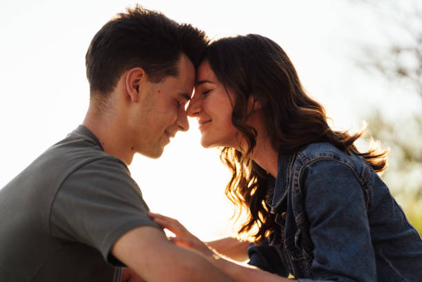 istock Young boyfriend with girlfriend on a date with skateboards 1338241691