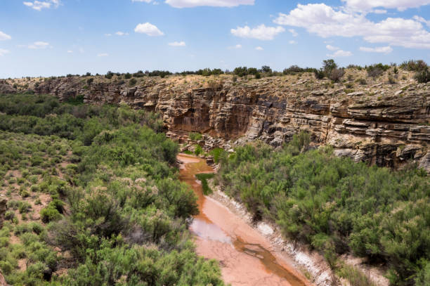 piccolo fiume colorado - piccolo canyon - holbrook foto e immagini stock