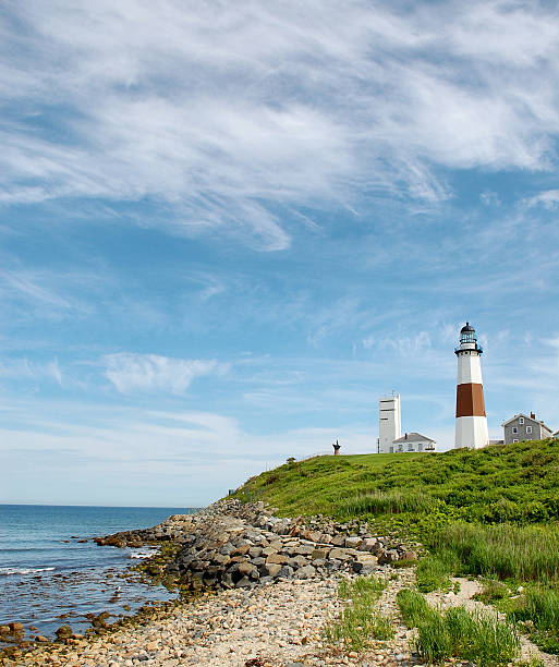 몬탁 등대 - the hamptons long island lighthouse 뉴스 사진 이미지