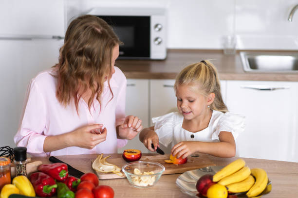 istock A mother and daughter in the kitchen 1338257824