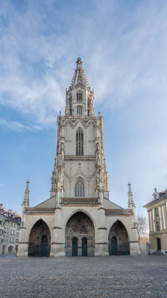 istock Bern Minster Facade - Gothic Cathedral - Bern, Switzerland 1338261390