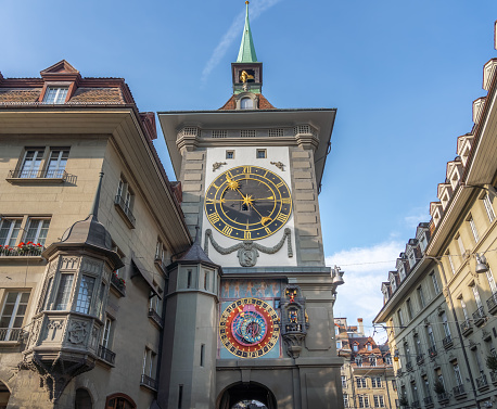 The Great Clock or Gros Horloge in Rouen, Normandy