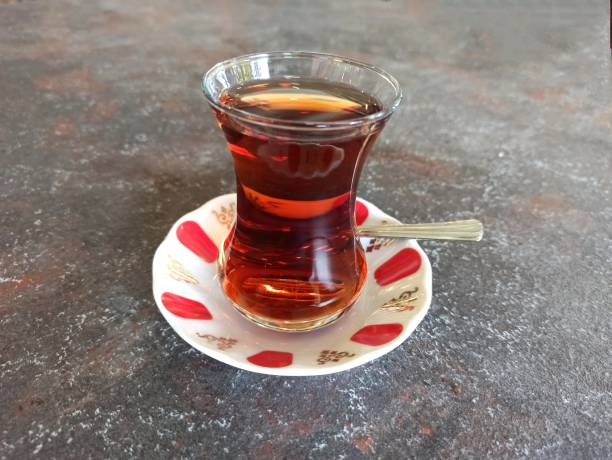 istock Traditional turkish hot tes cup serving in Istanbul turkey 1338261811