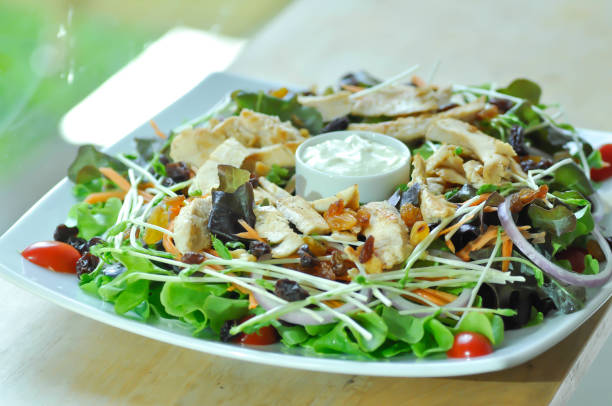 istock salad ,chicken salad or chicken and vegetable salad 1338262849