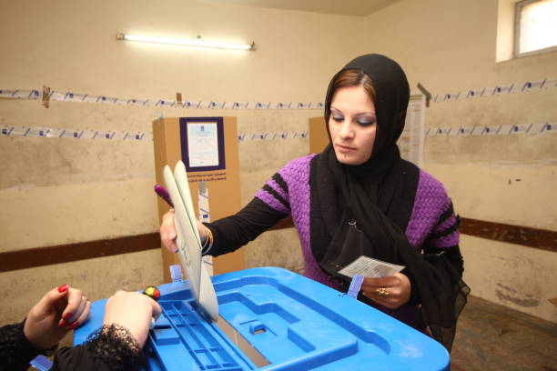 Iraq Election stock photo