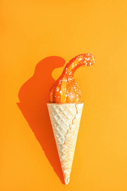istock small pumpkin in a ice cream cone 1338272050