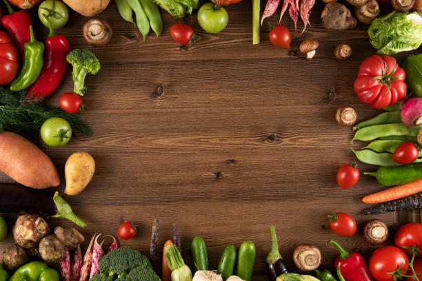 istock Fresh Vegetables on Wooden Table 1338275760