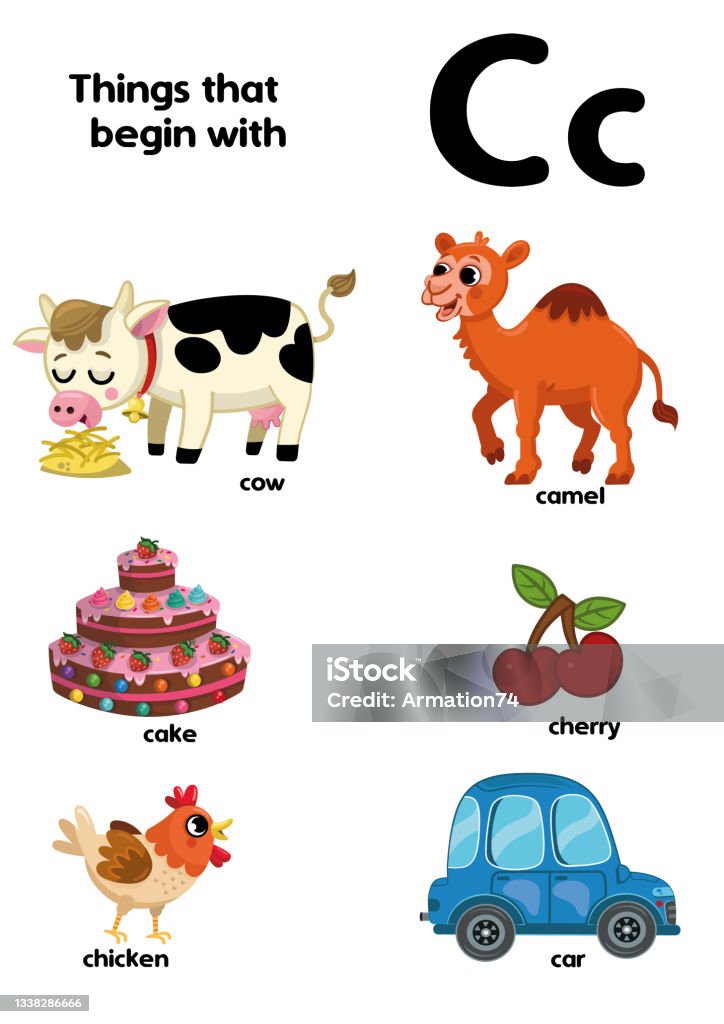 Letter C Stock Illustration - Download Image Now - Alphabet, Animal, Cake - iStock Letter C Stock Illustration - Download Image Now - Alphabet, Animal, Cake - iStock