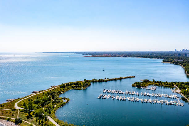istock Aerial Colonel Samuel Smith Park and Toronto Cityview, Etobicoke, Canada 1338294985