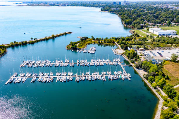 istock Aerial Colonel Samuel Smith Park and Toronto Cityview, Etobicoke, Canada 1338295057