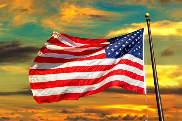 istock USA flag waving 1338296335