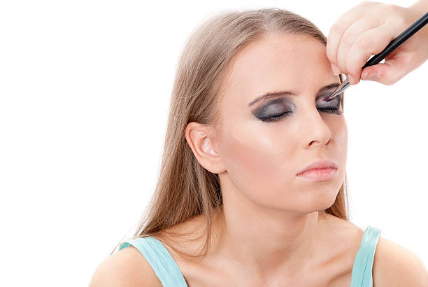 istock Beautiful Young Woman Face.Make-up concept 133830529