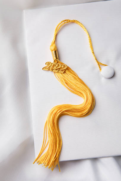 istock Class of 2022 White Grad Cap 1338311730