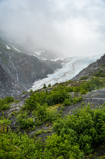 Exit Glacier in Kenai Fjords National Park, Alaska