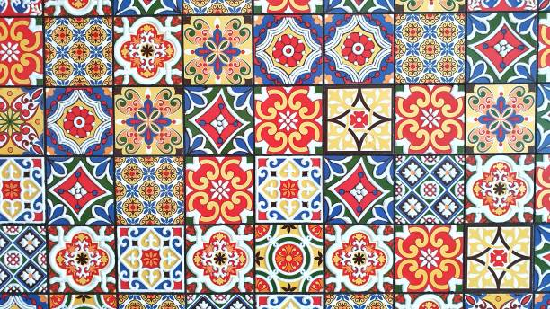istock typical colorful sicilian floor and wall tiles in different patterns and design 1338323784