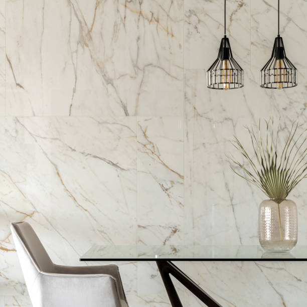 istock Elegant chair and modern dining table, close-up 1338350470