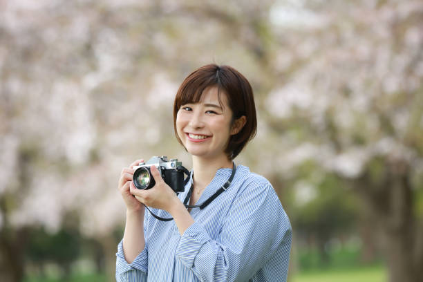 Woman taking a picture