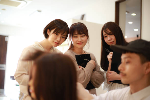 istock Hairdresser's training image 1338358948