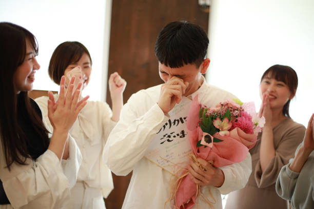 istock A man who sheds tears due to a change in the workplace 1338364613