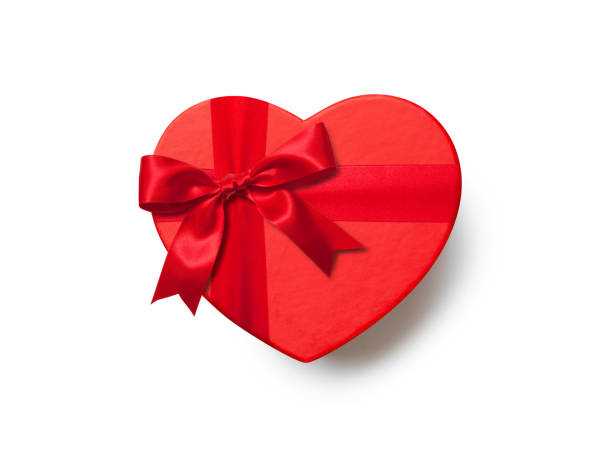 istock Heart shaped box with ribbon 1338365969