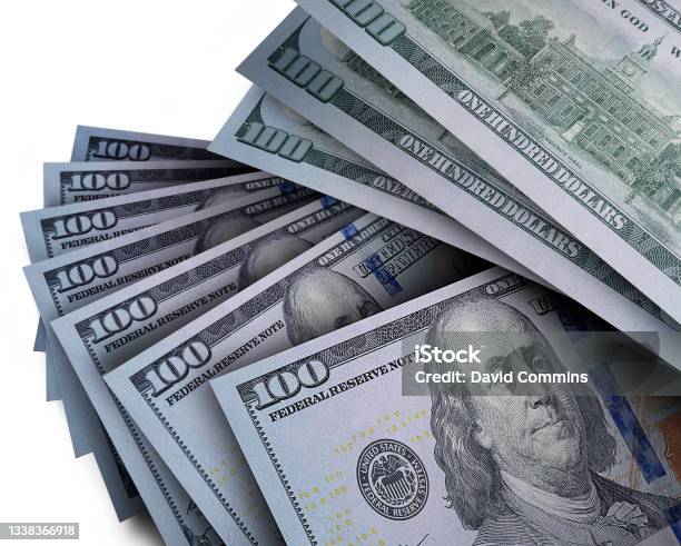 Montage 1000 Usd In 100 Notes Stock Photo - Download Image Now - Paper Currency, USA, American One Hundred Dollar Bill