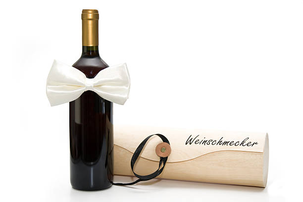 Wine bottle stock photo