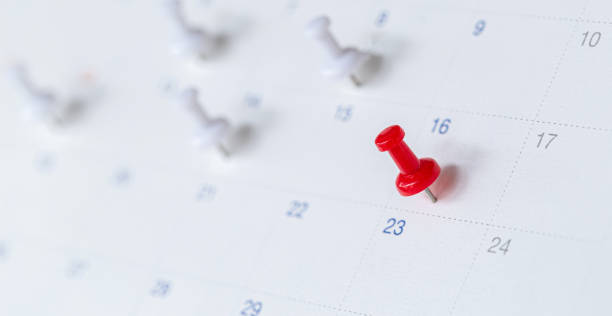 istock Planner and organizer to plan and reminder daily appointment, meeting agenda, schedule, timetable, and management, event , holiday . 1338367593