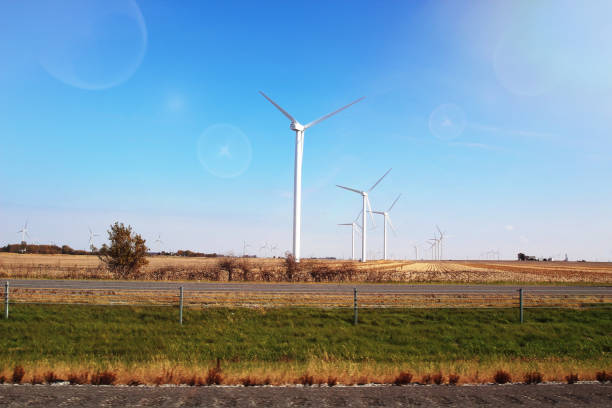 istock Wind Turbines on a sunny day 1338371427