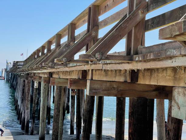 istock Seaside wooden bridge 1338371466