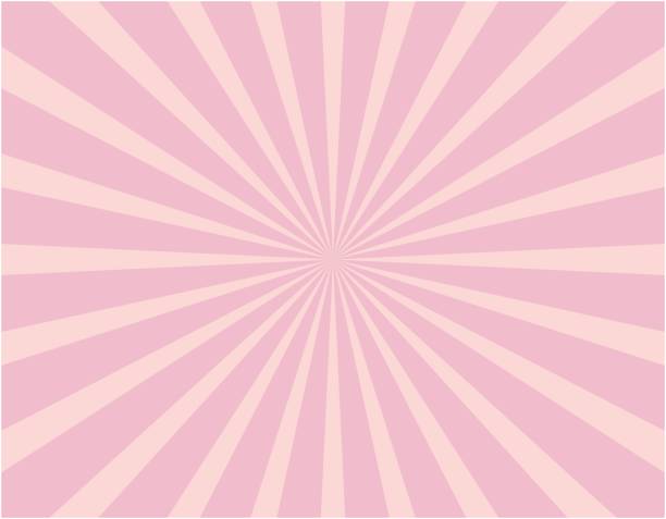 ilustraciones, imágenes clip art, dibujos animados e iconos de stock de líneas concentradas de color rosa conspicuo que también se pueden utilizar como fondos y fondos de pantalla / material de ilustración (ilustración vectorial) - conspicuous